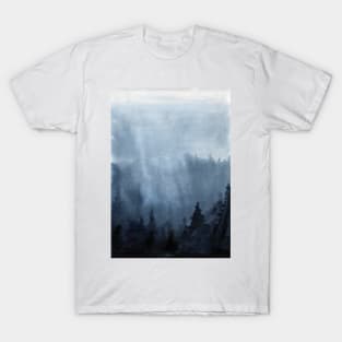 Watercolor landscape sky clouds T-Shirt